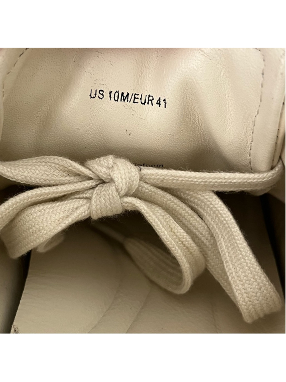 Vince Warren Court Platform Lace Up Sneakers Milk White Leather Womens 10 - Picture 14 of 16